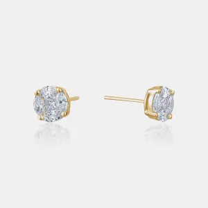 Diamond Illusion Studs