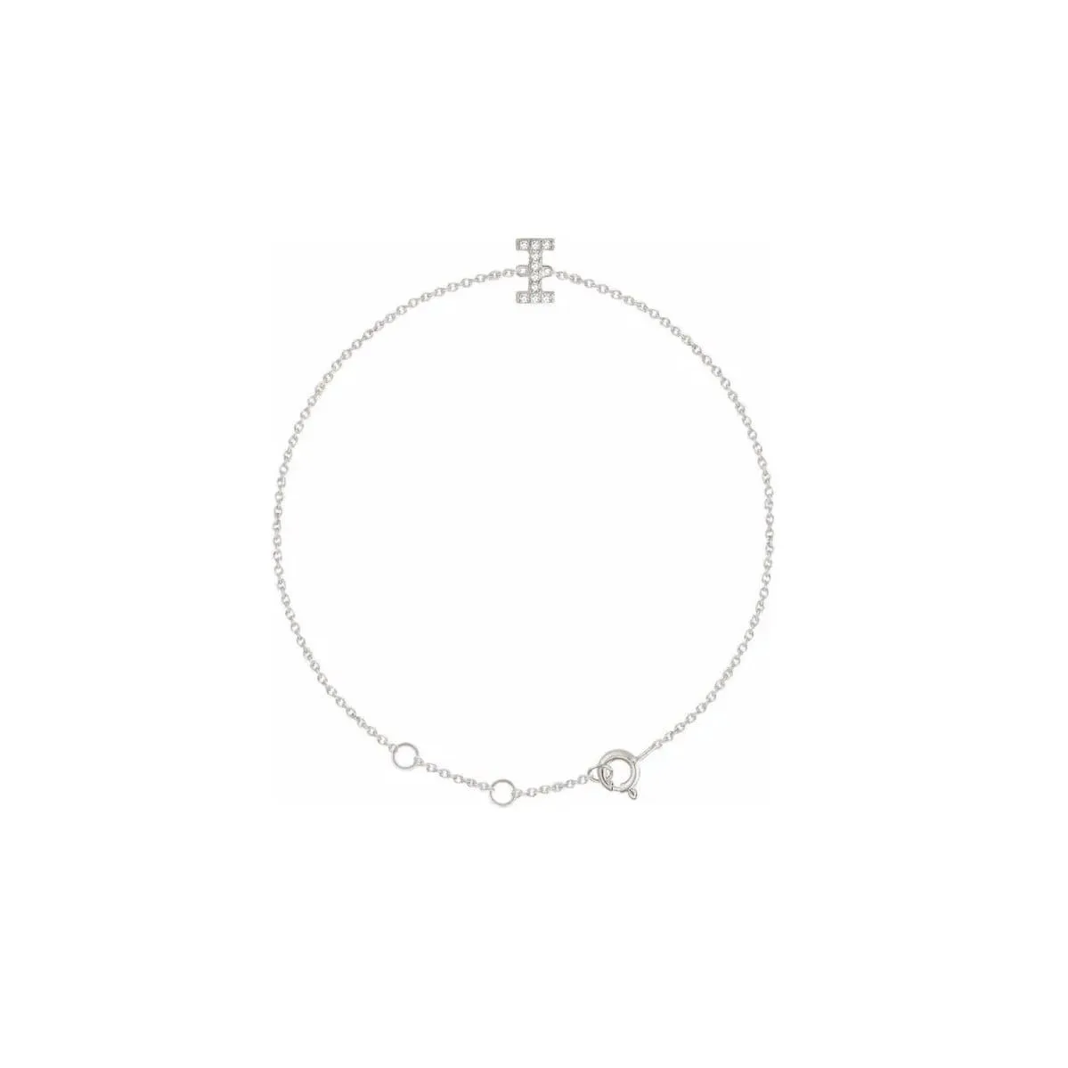 DIAMOND INITIAL BRACELET
