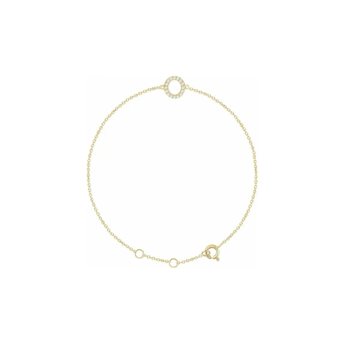 DIAMOND INITIAL BRACELET