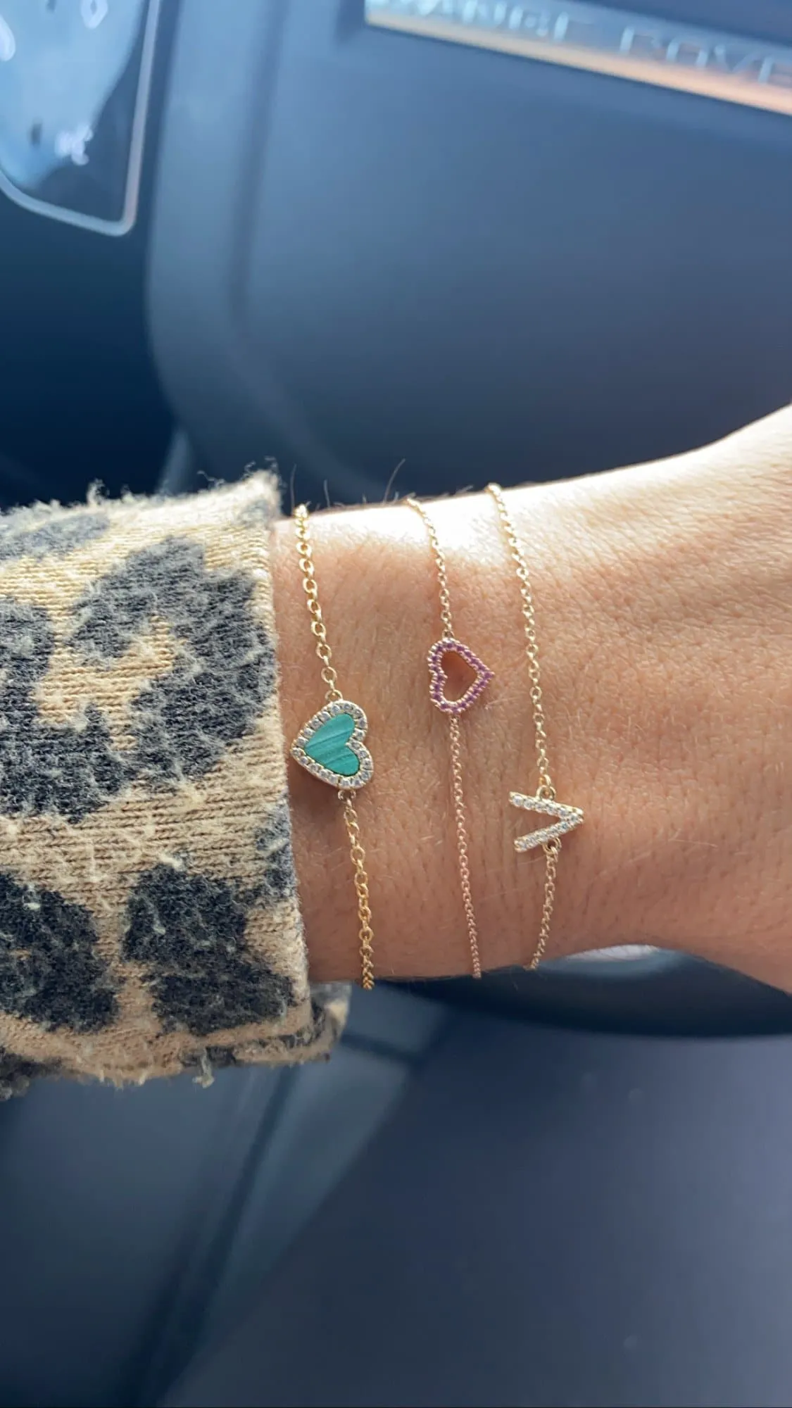 DIAMOND INITIAL BRACELET
