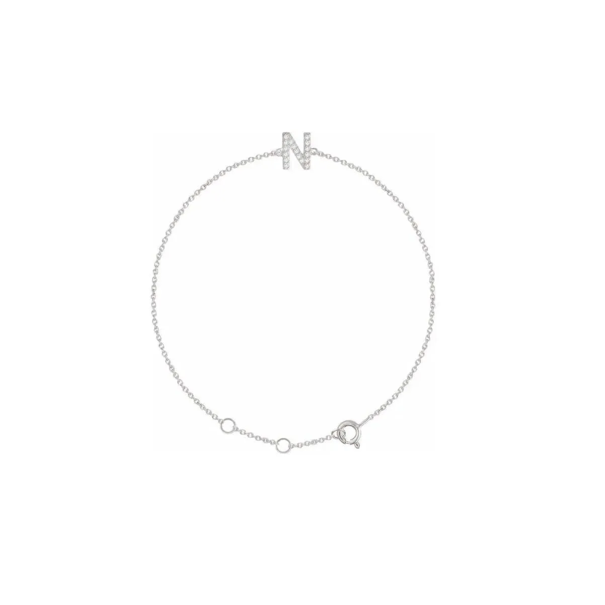 DIAMOND INITIAL BRACELET