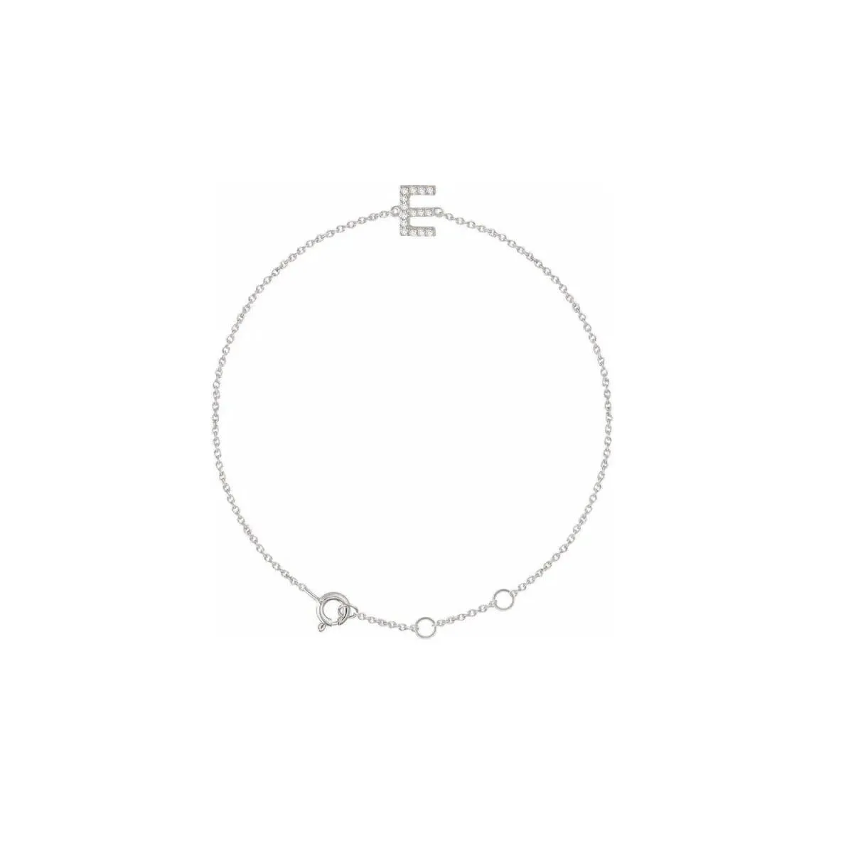 DIAMOND INITIAL BRACELET