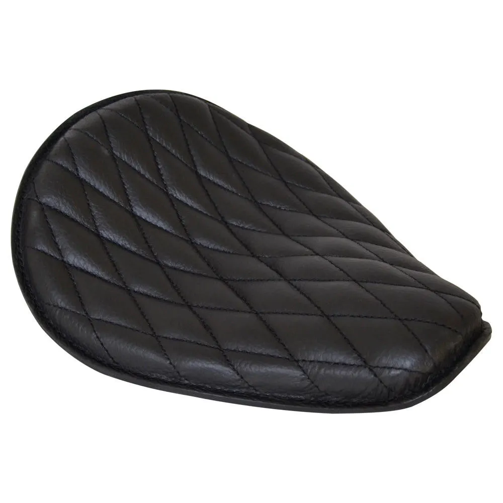 Diamond Leather Motorcycle Solo Seat