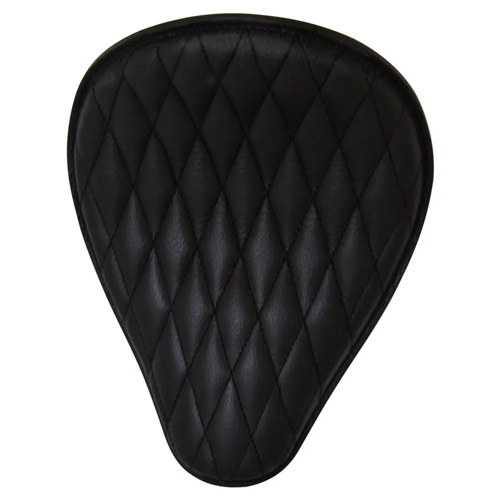 Diamond Leather Motorcycle Solo Seat