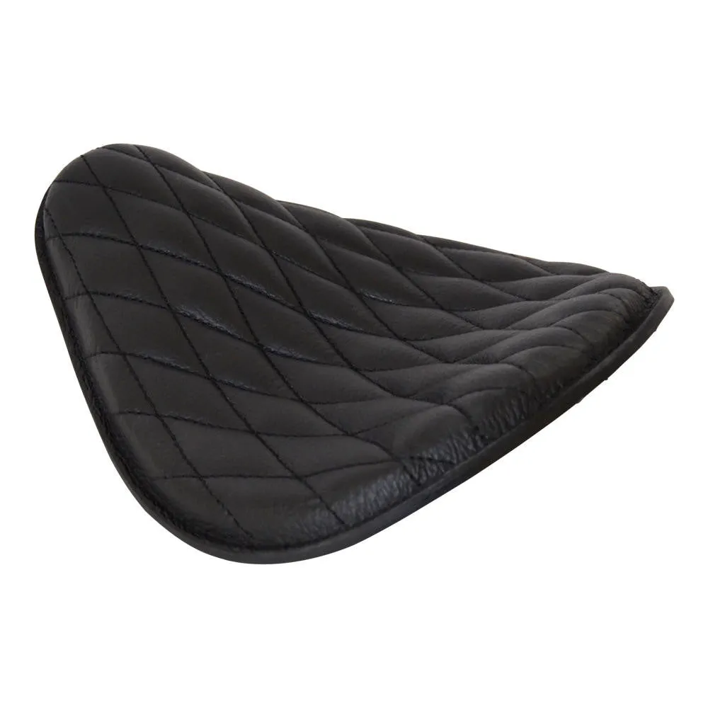 Diamond Leather Motorcycle Solo Seat