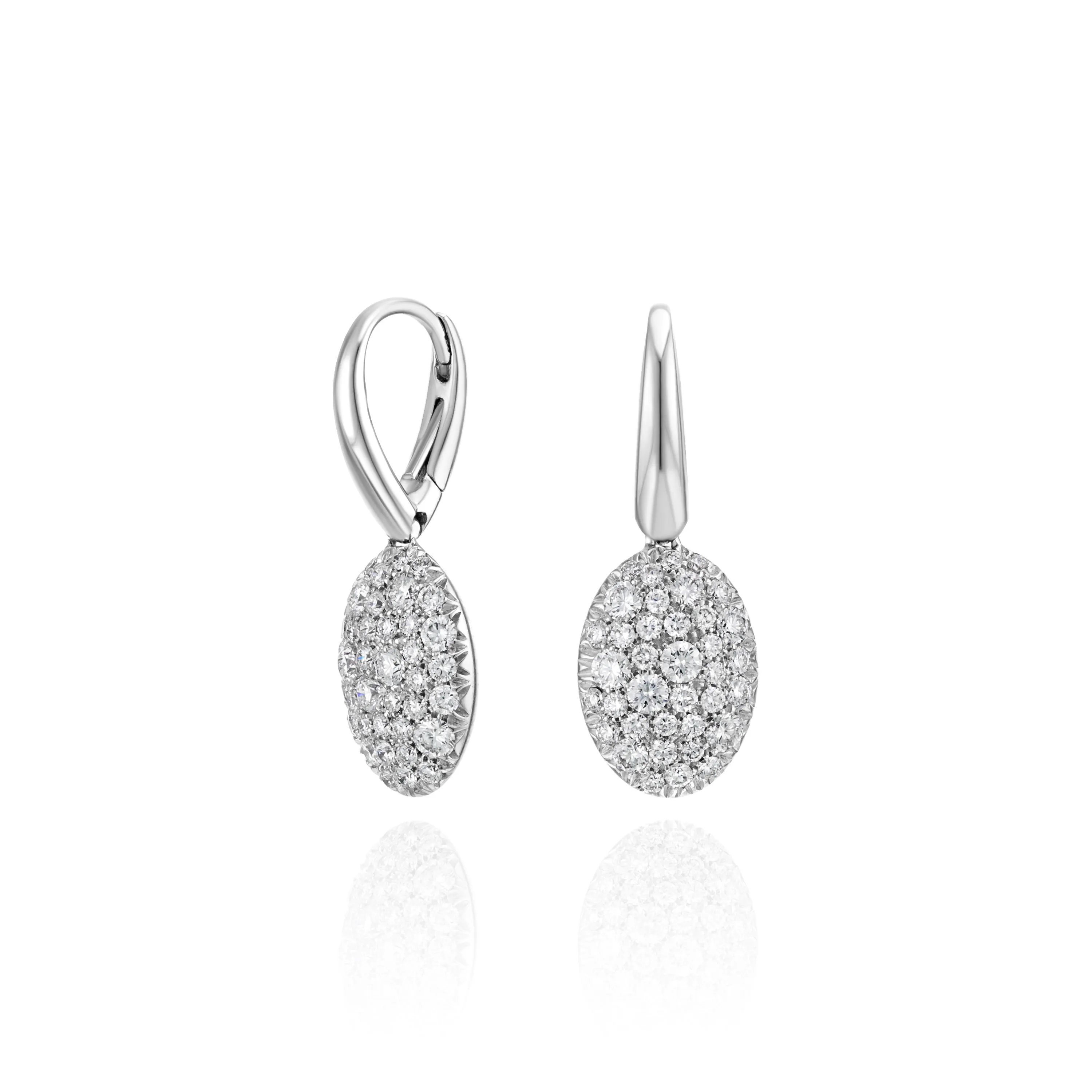 Diamond Pavé Drop Earrings