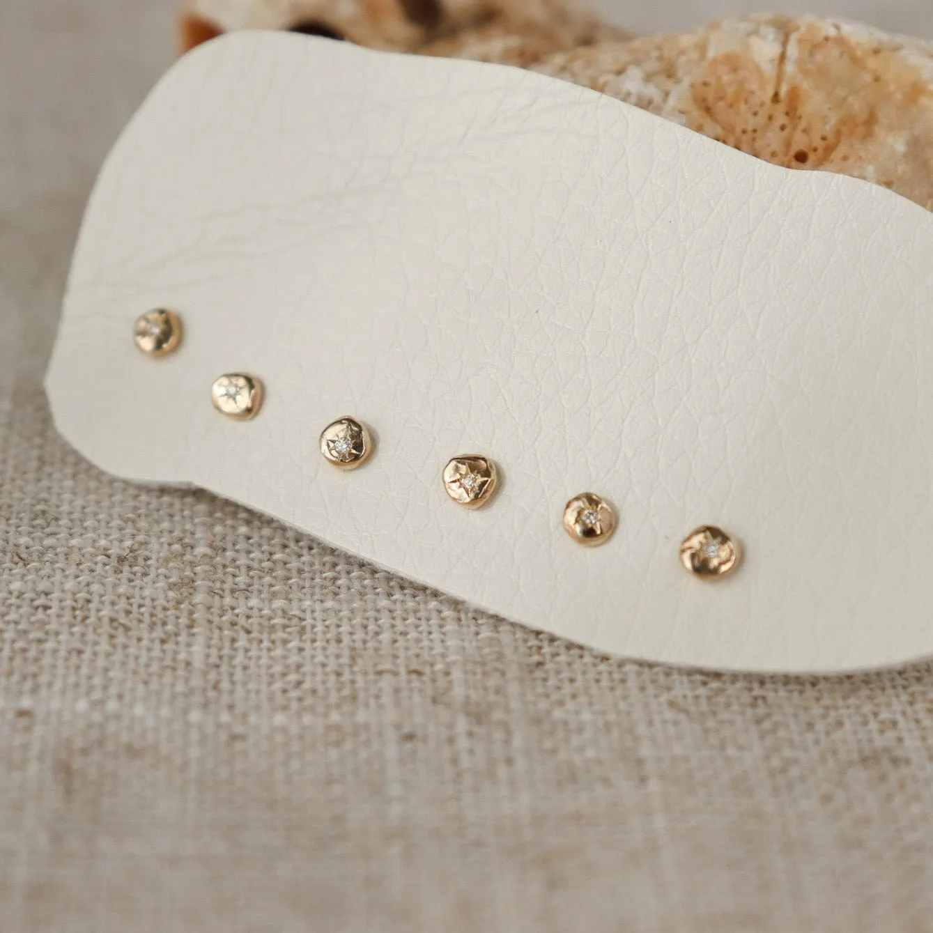 Diamond Star Stud | Diamond, 14k Gold