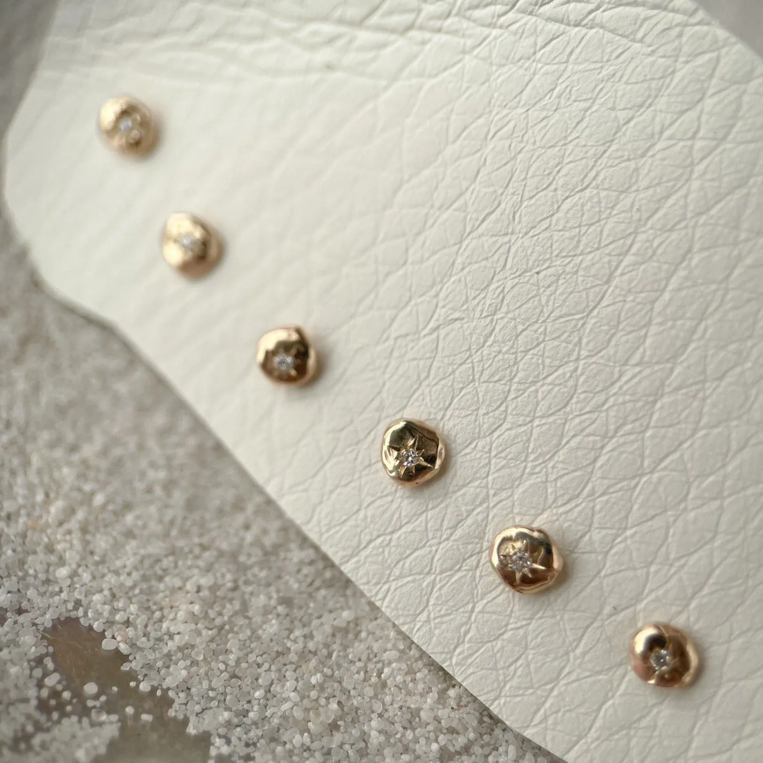 Diamond Star Stud | Diamond, 14k Gold