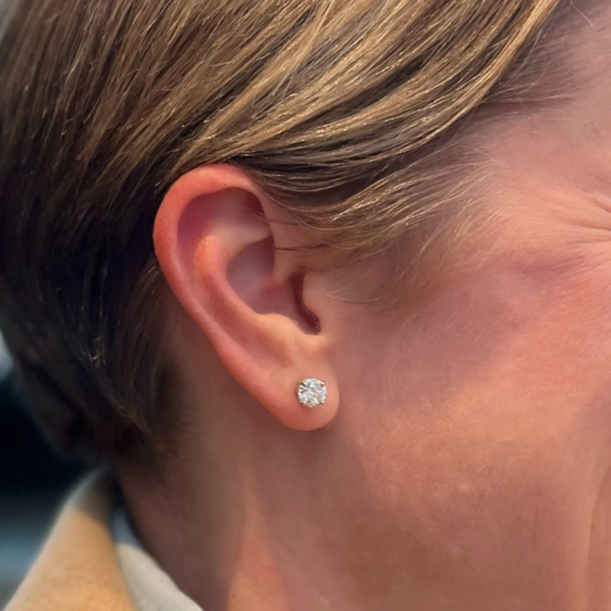 Diamond Stud Earrings