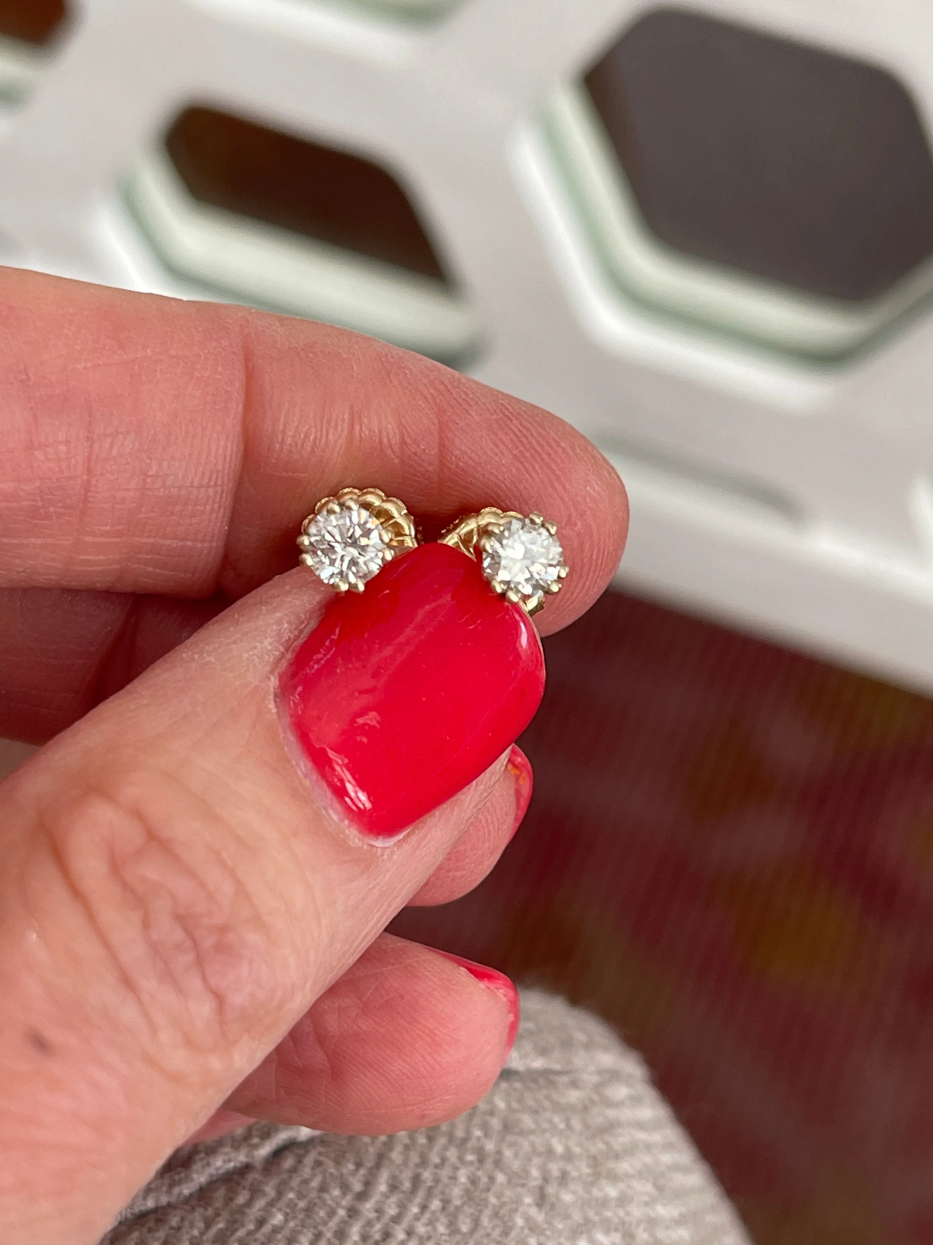 Diamond Studs (Pair)
