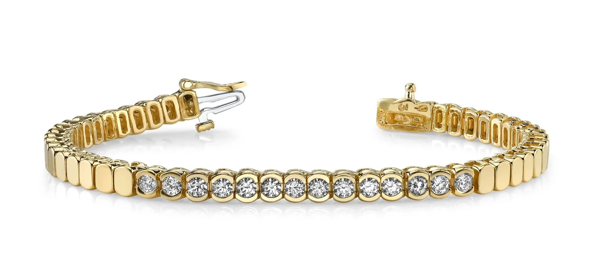 Diamond Tears Diamond Bracelet with 0.96 ct.(finished) 2.5mm