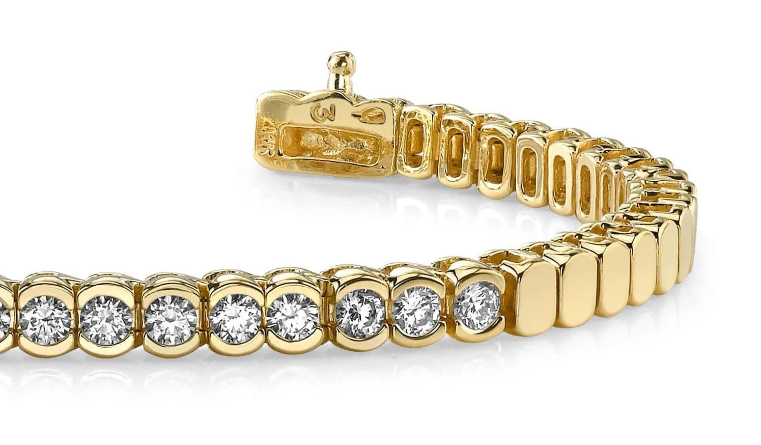 Diamond Tears Diamond Bracelet with 0.96 ct.(finished) 2.5mm