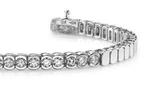 Diamond Tears Diamond Bracelet with 0.96 ct.(finished) 2.5mm