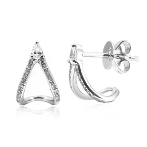 Diamond V Studs