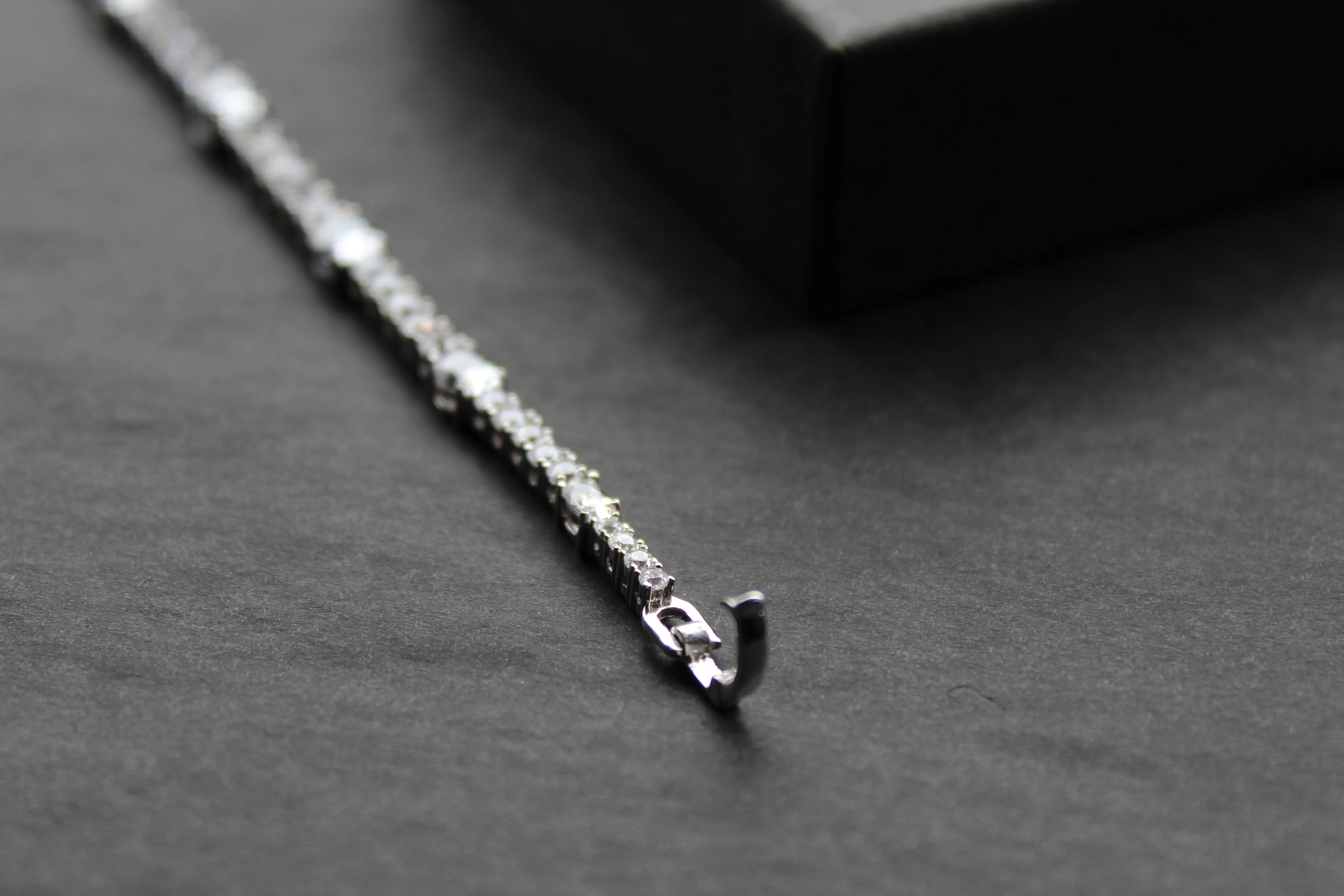 Diamonfire Oval and Round Zirconia Bracelet