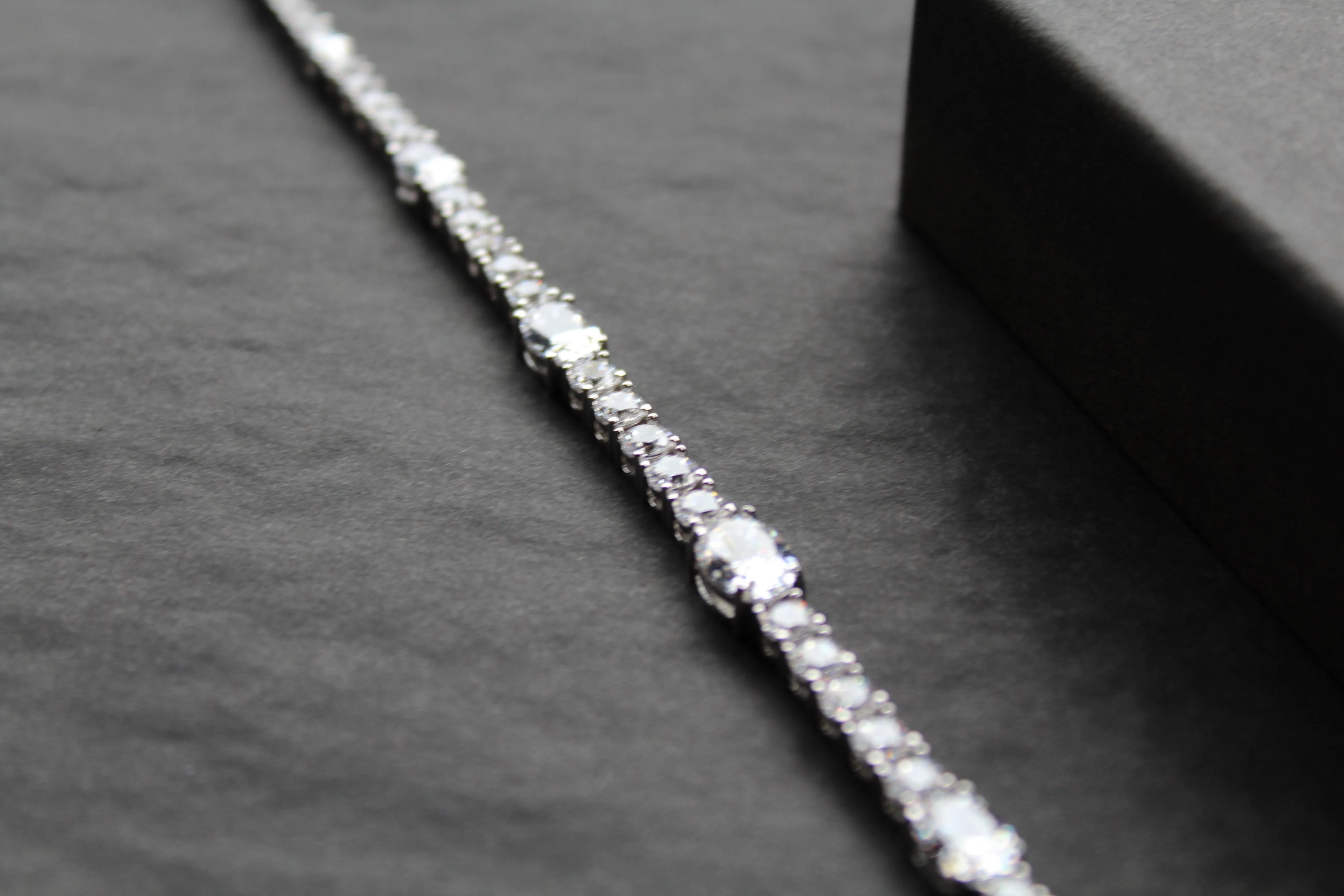 Diamonfire Oval and Round Zirconia Bracelet