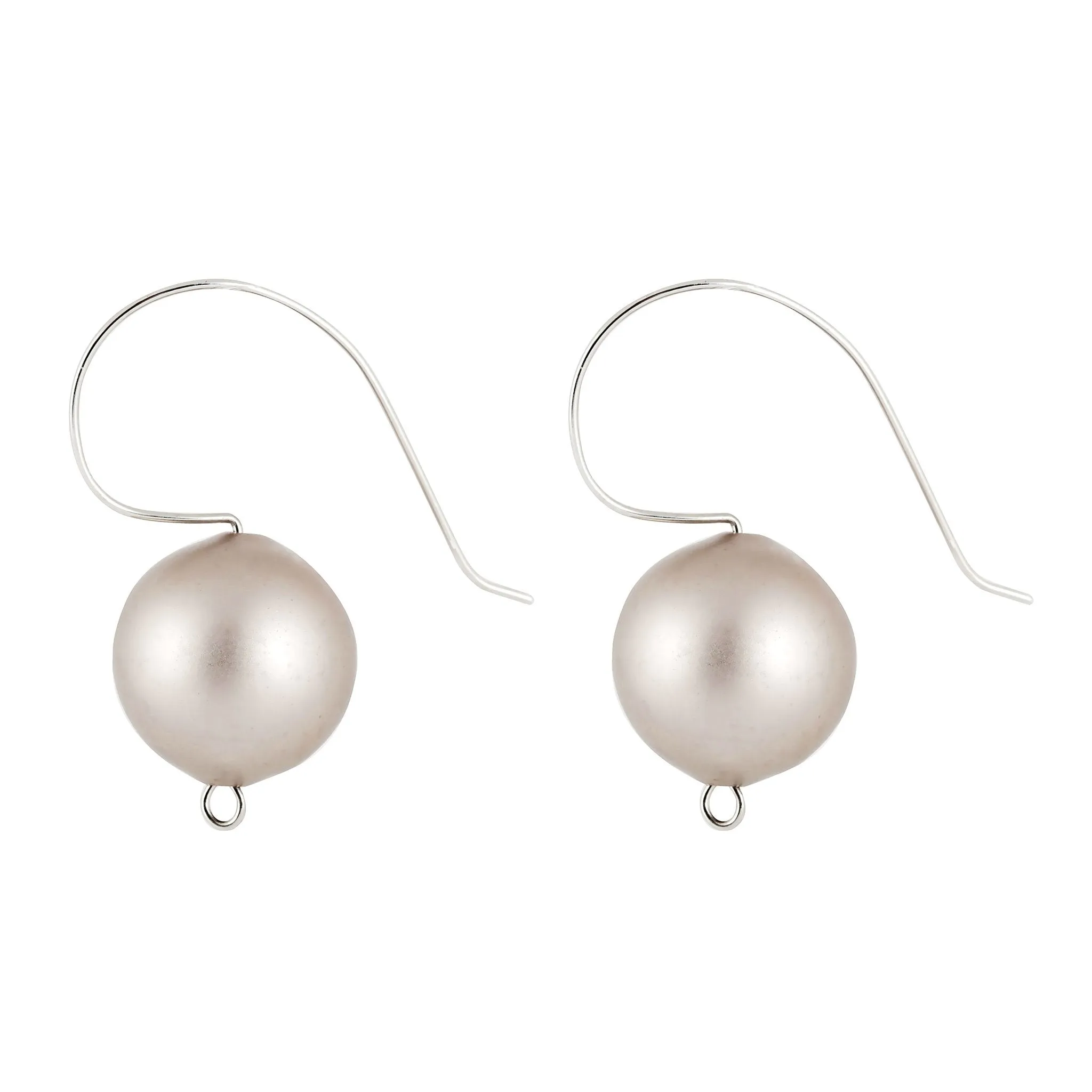 Diana 24K Gold ball-shaped earrings