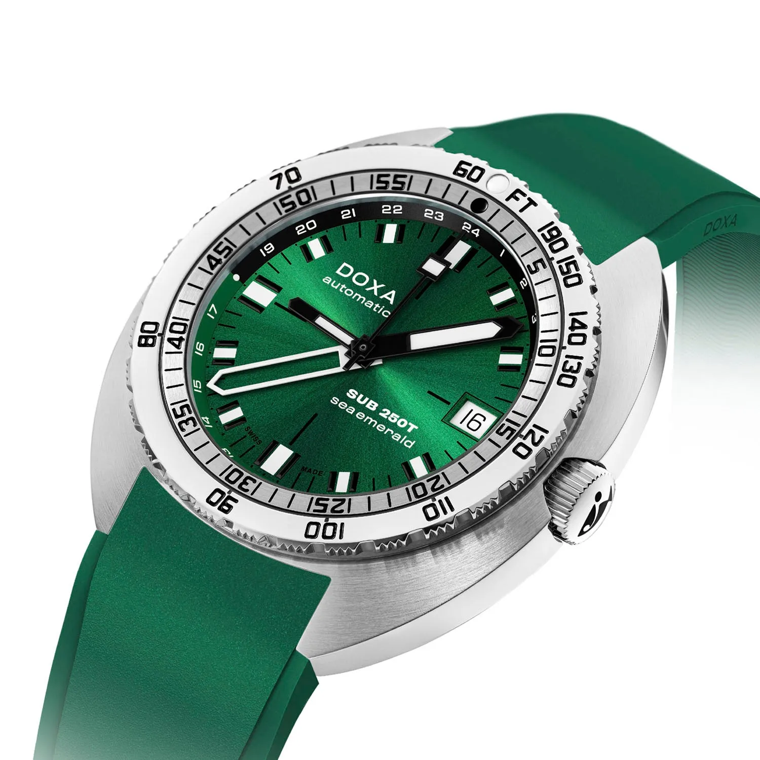 DOXA SUB 250T GMT Sea Emerald Automatic – 855.10.131.26