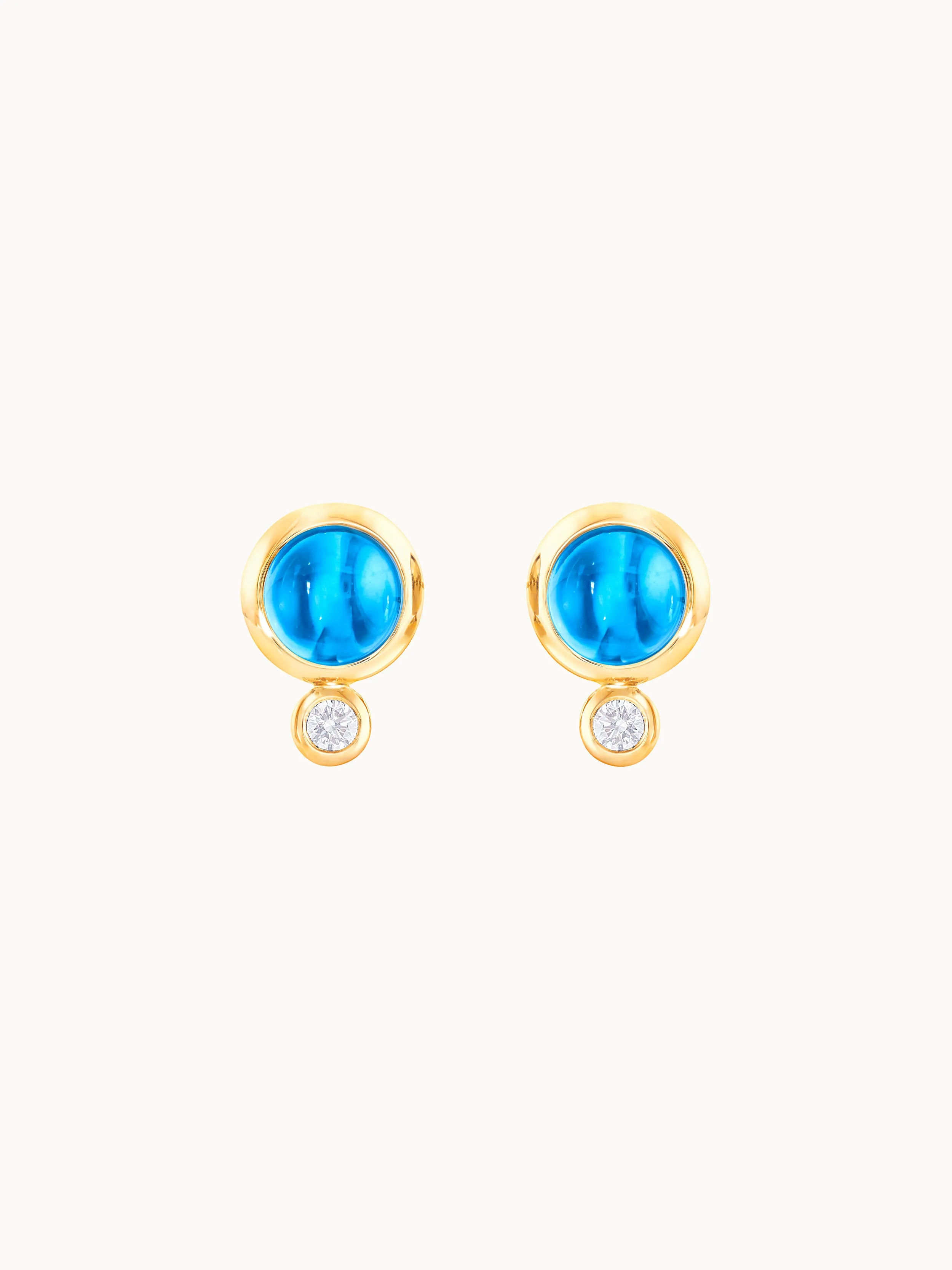 Earrings BOUTON Swiss Topaz / Classic Swiss Topaz