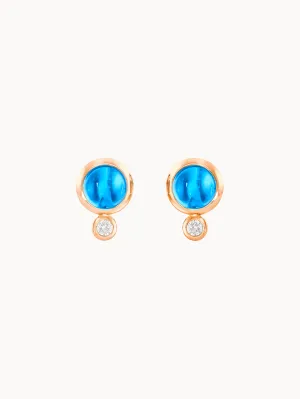 Earrings BOUTON Swiss Topaz / Classic Swiss Topaz