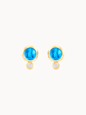Earrings BOUTON Swiss Topaz / Classic Swiss Topaz