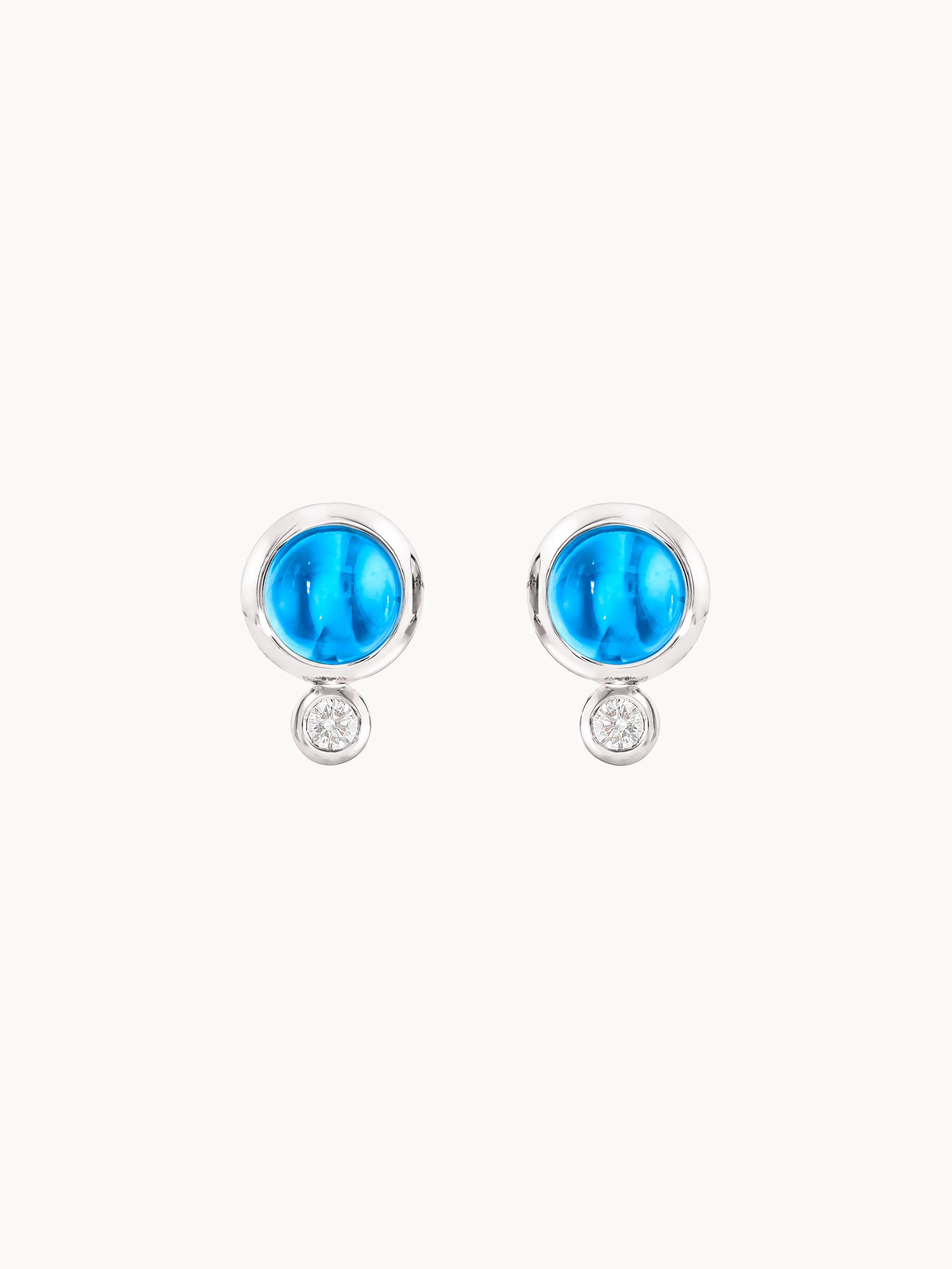 Earrings BOUTON Swiss Topaz / Classic Swiss Topaz