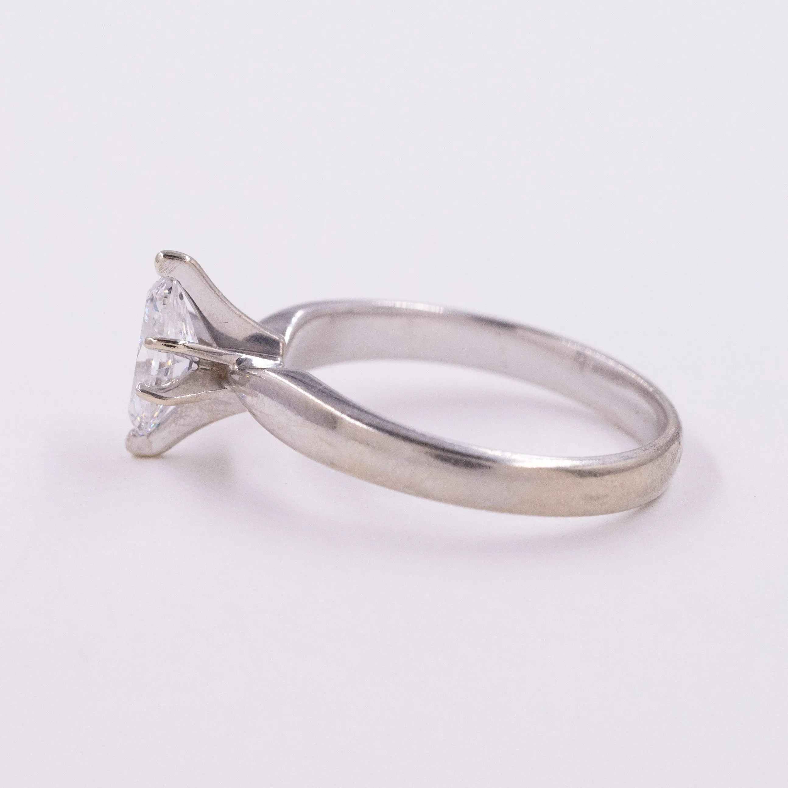 EGL-Certified .71 Carat Marquise-Cut Diamond Ring