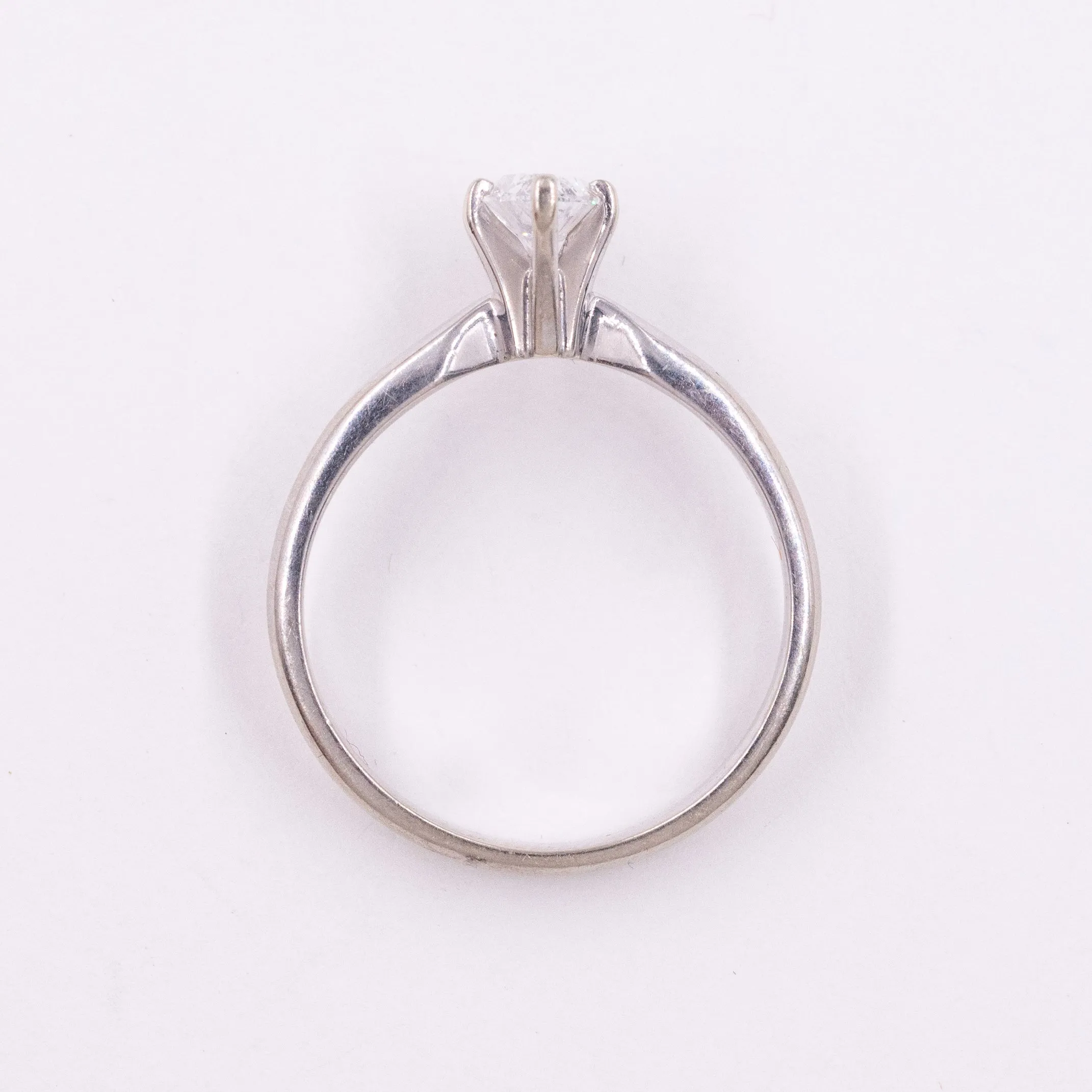 EGL-Certified .71 Carat Marquise-Cut Diamond Ring
