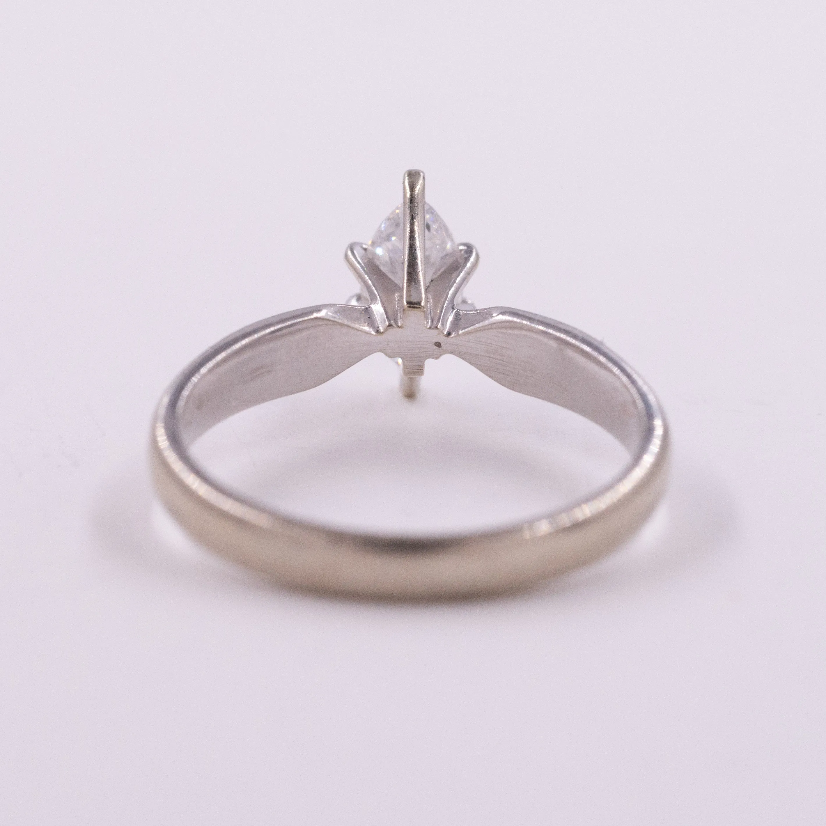 EGL-Certified .71 Carat Marquise-Cut Diamond Ring
