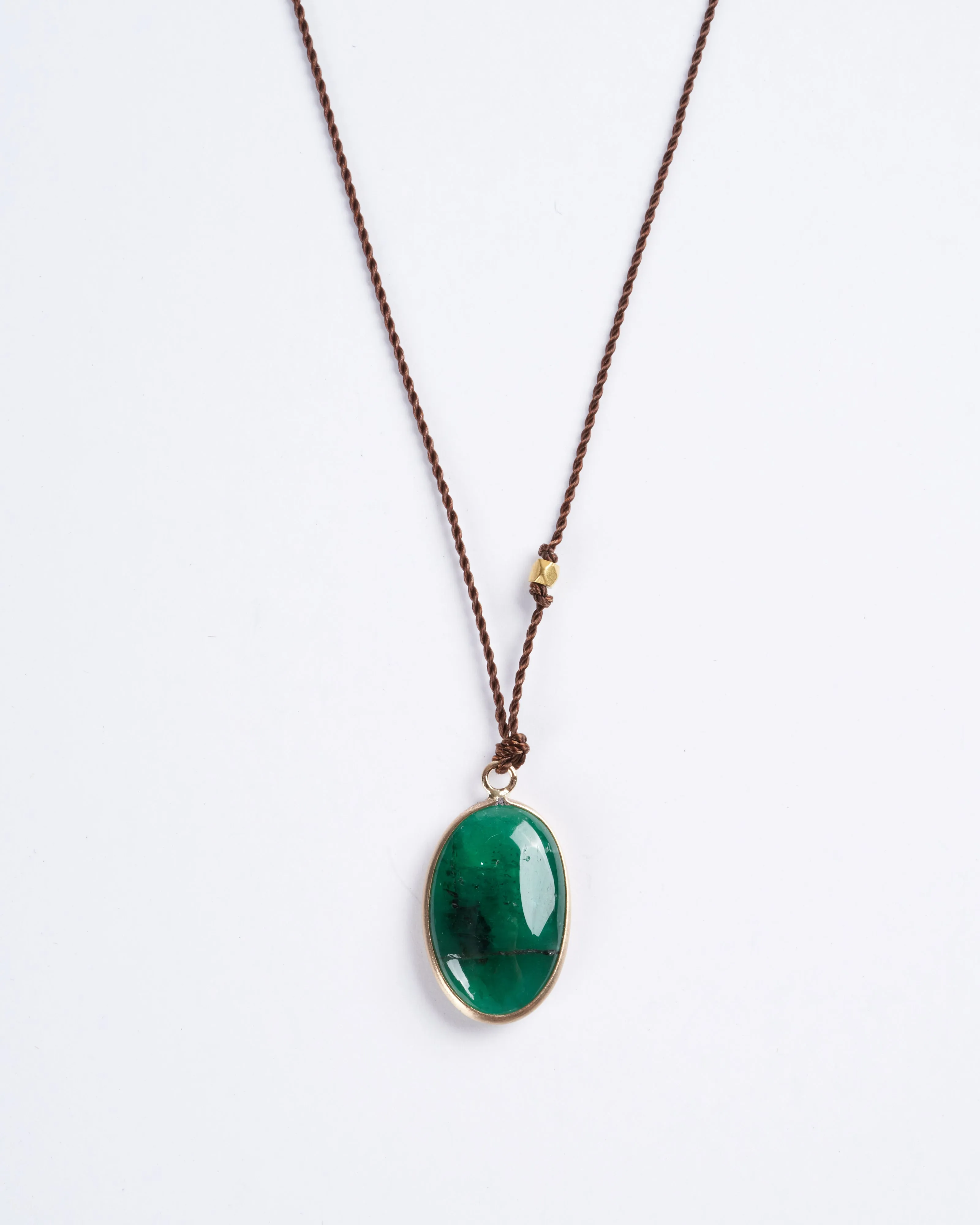 emerald 14k yg - green