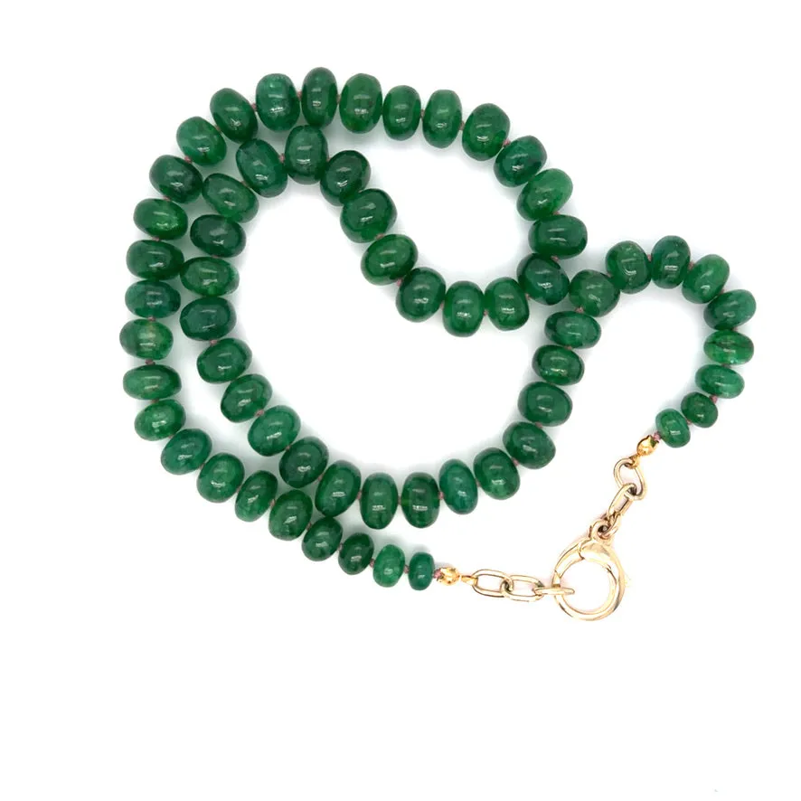 Emerald Bead Necklace