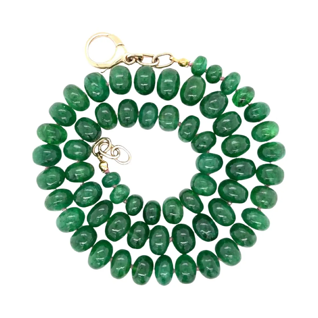Emerald Bead Necklace