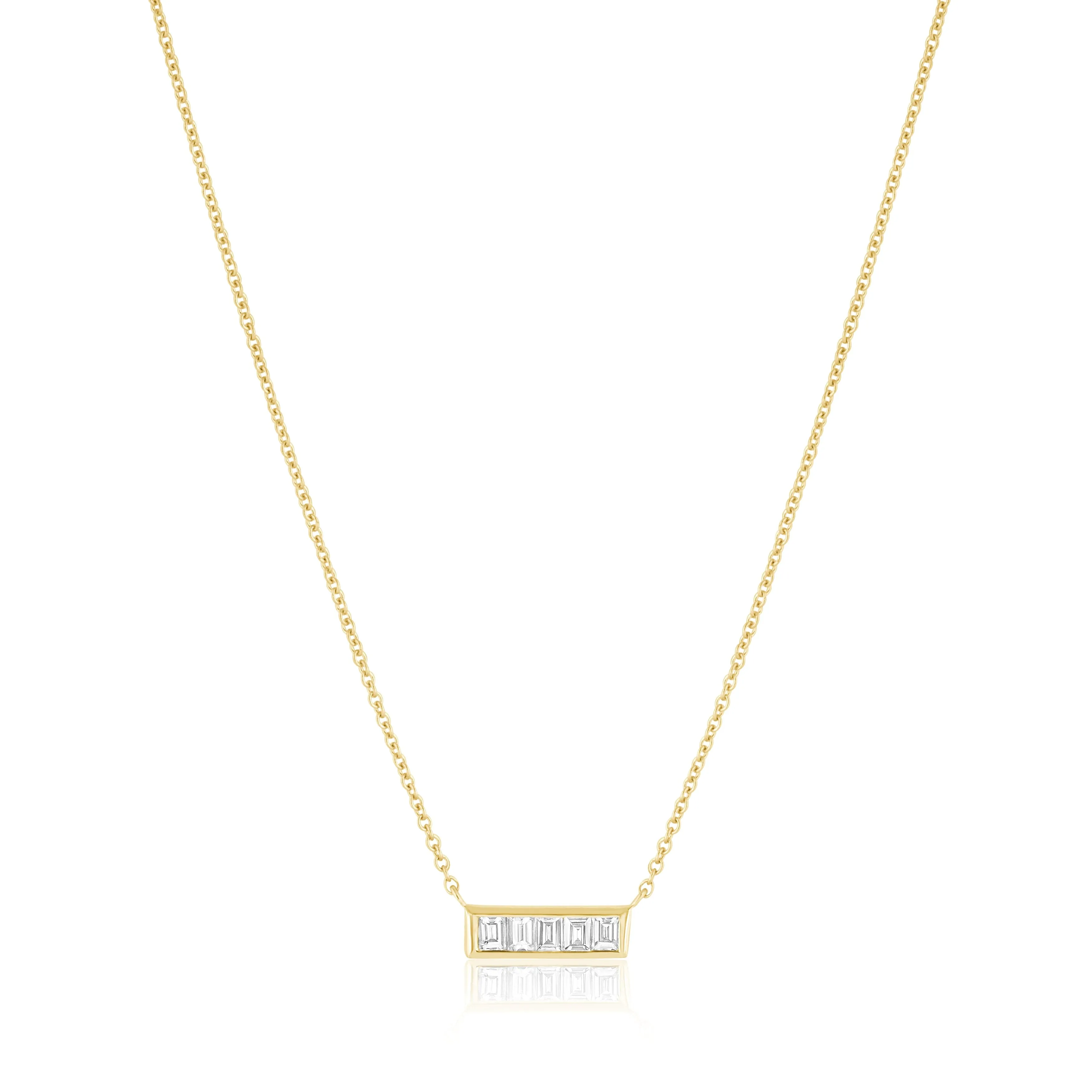 emerald diamond necklace