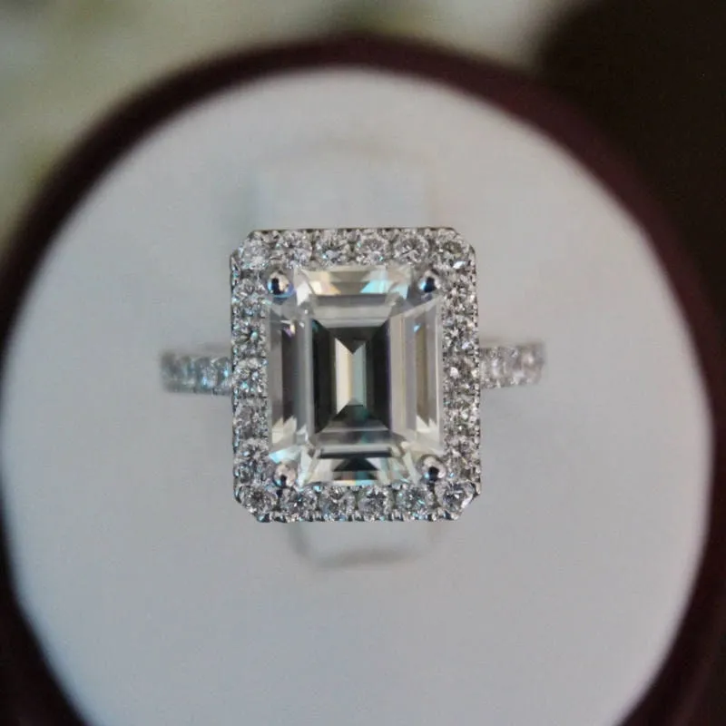 Emerald Engagement Ring | Womens Engagement Ring | Engagement Rings | Womens Rings | Emerald Engagement Ring | Womens Emerald Rings