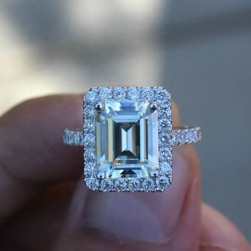 Emerald Engagement Ring | Womens Engagement Ring | Engagement Rings | Womens Rings | Emerald Engagement Ring | Womens Emerald Rings