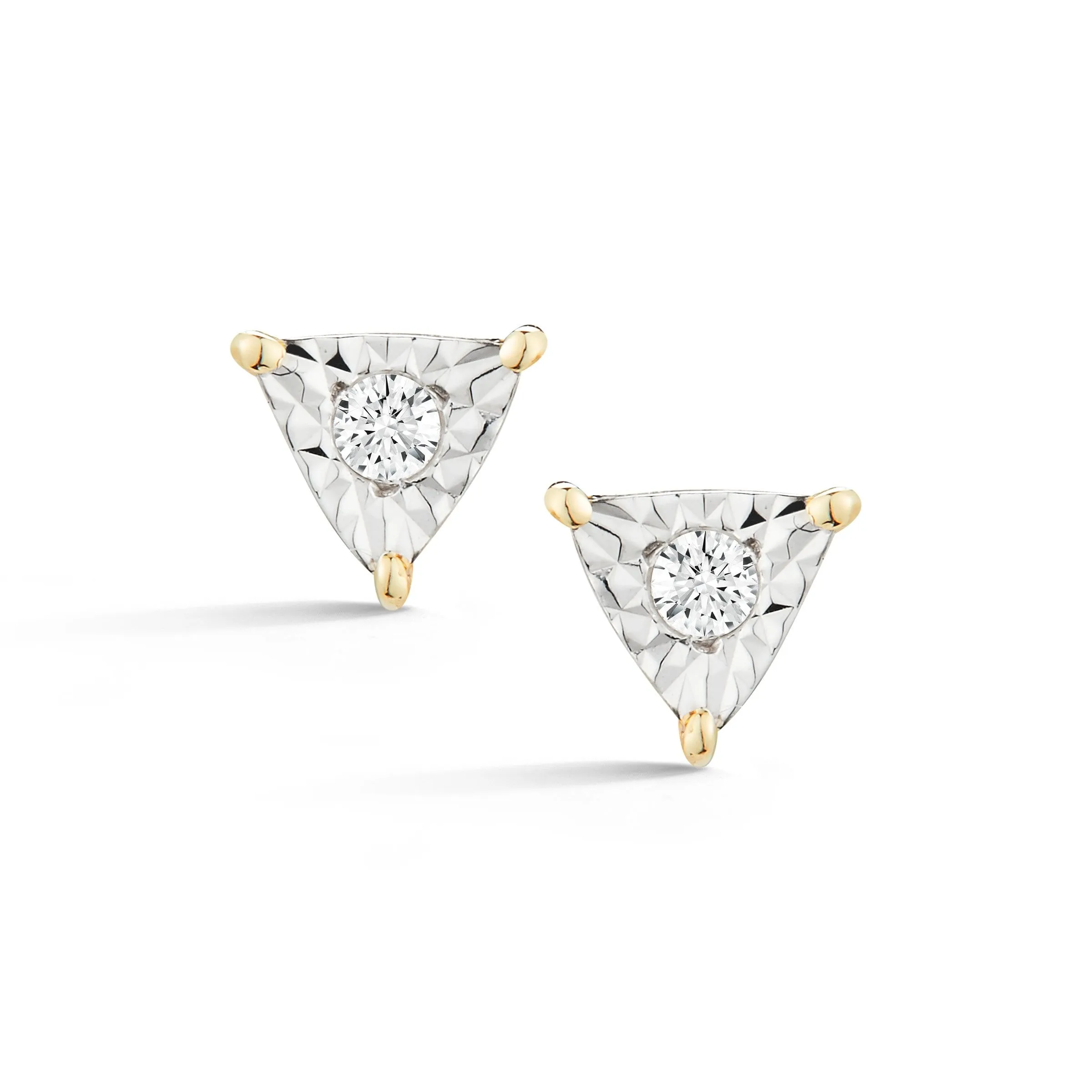 Emily Sarah Mini Triangles Studs