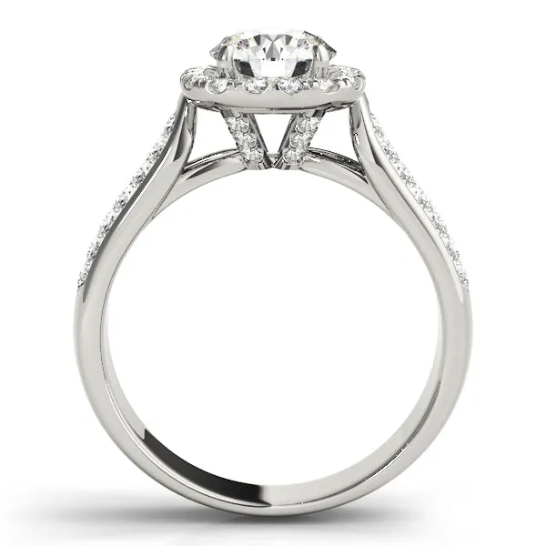 Engagement Rings Halo Round - TN50884-E