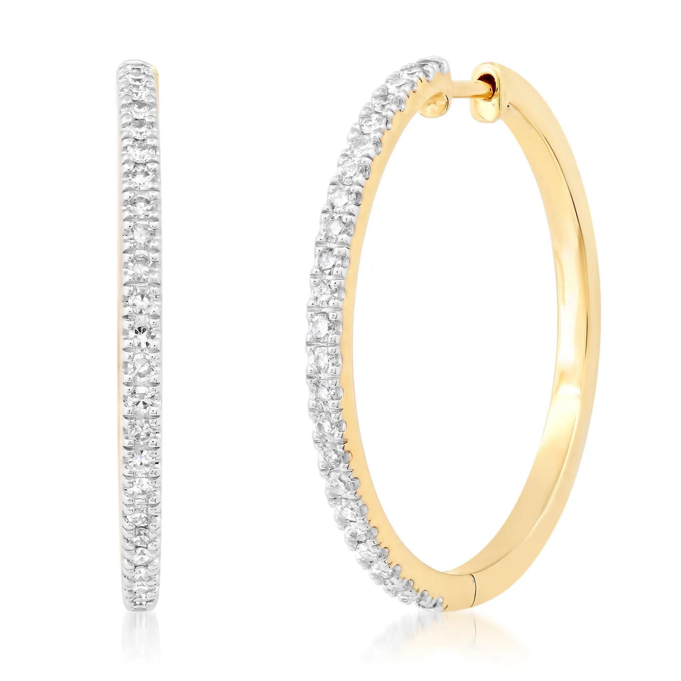 Essential Diamond Hoops
