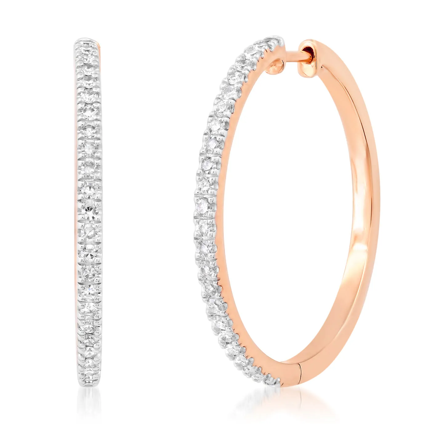Essential Diamond Hoops