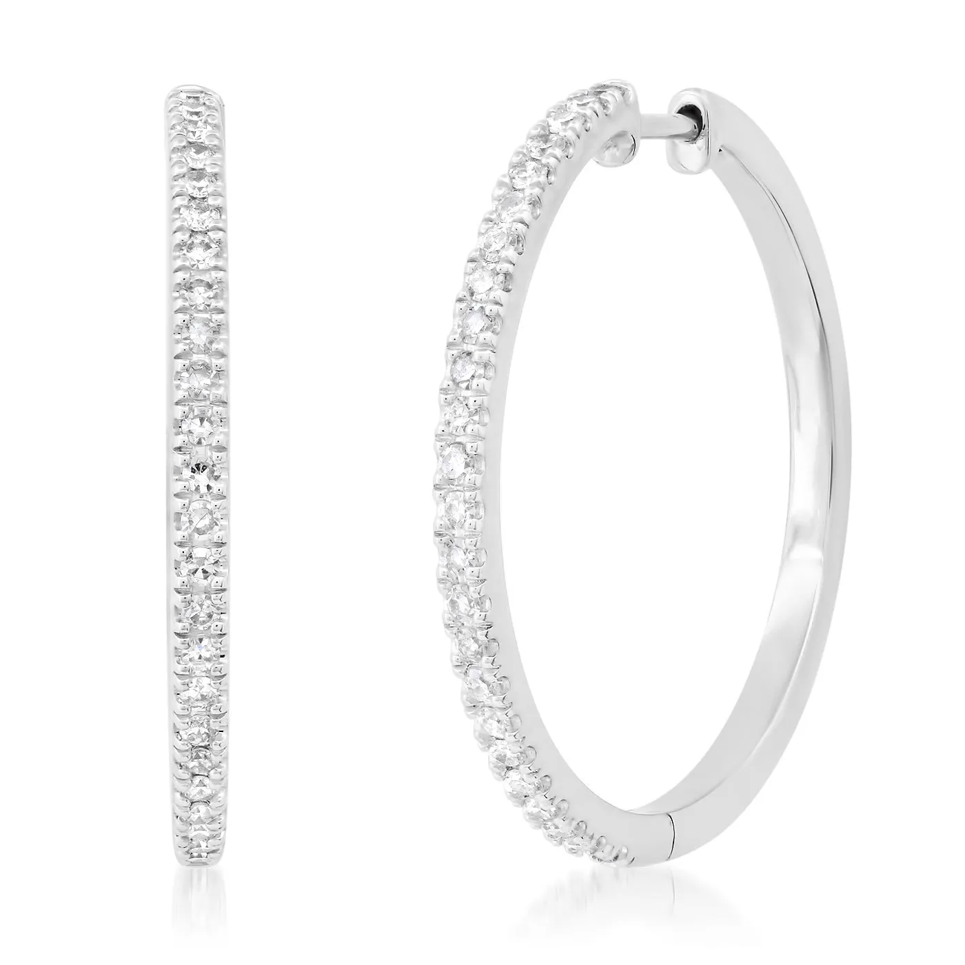 Essential Diamond Hoops