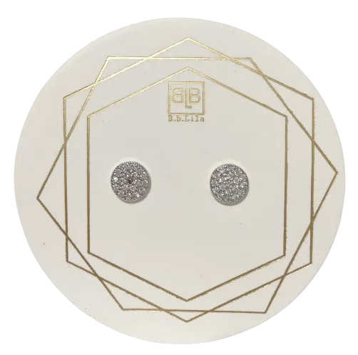 Fancy Pants Diamond Circle - Silver