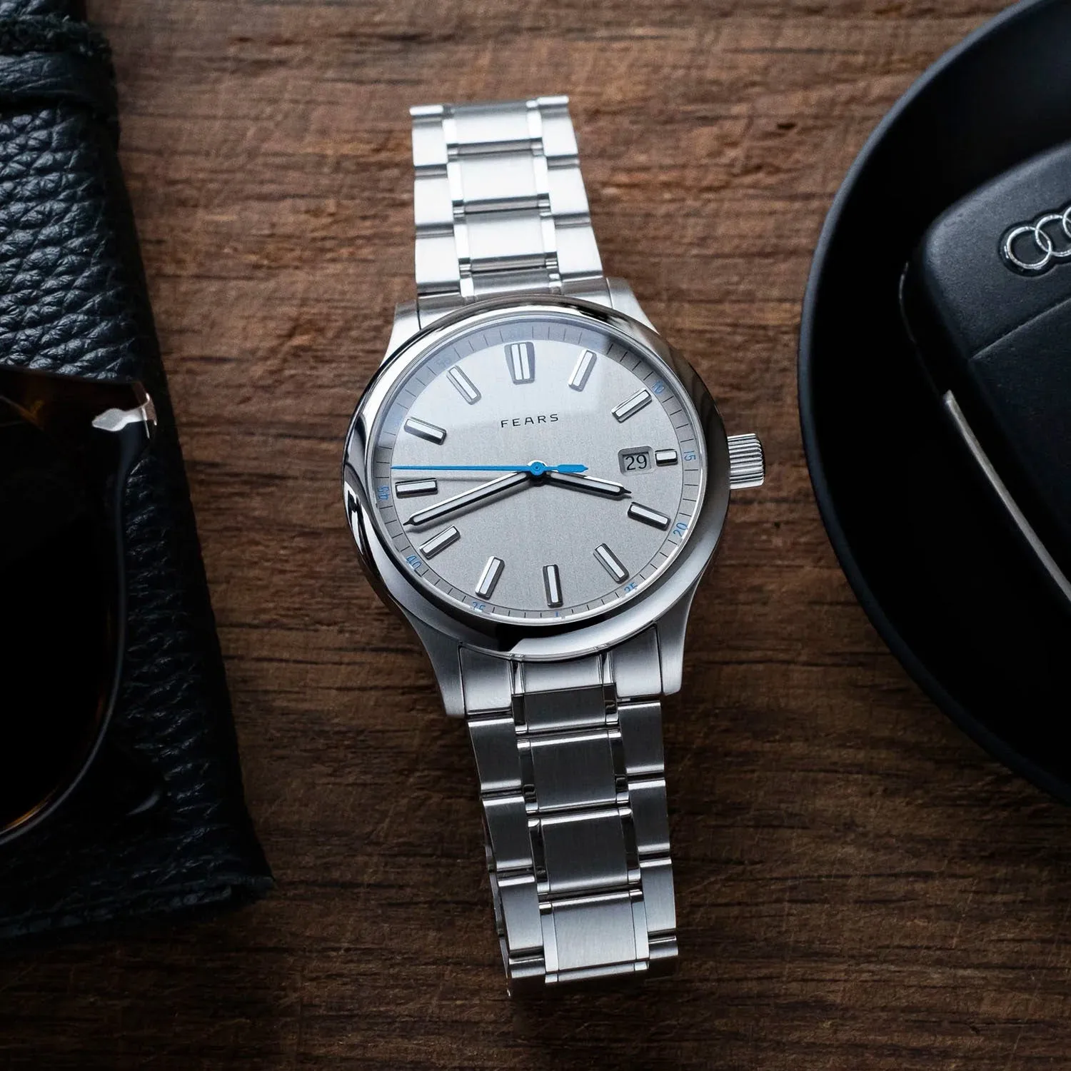 Fears Redcliff 39.5 Date Pewter Grey Automatic – BS139.510-Grey-B