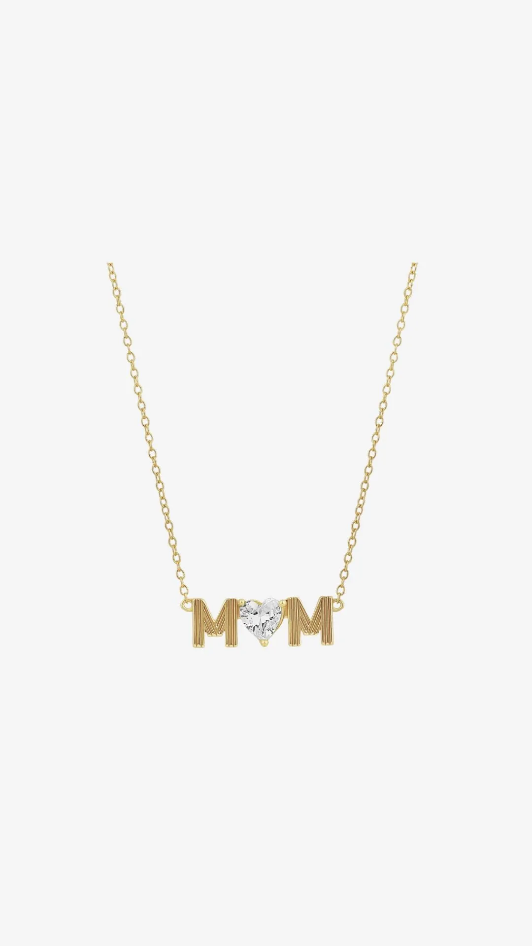 Fluted Mom Necklace
