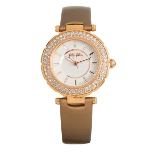 Folli Follie Brown Leather Watch