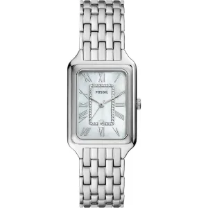 Fossil Raquel Silver Stainless Steel Mother Of Pearl Dial Quartz Watch for Ladies - ES5306
