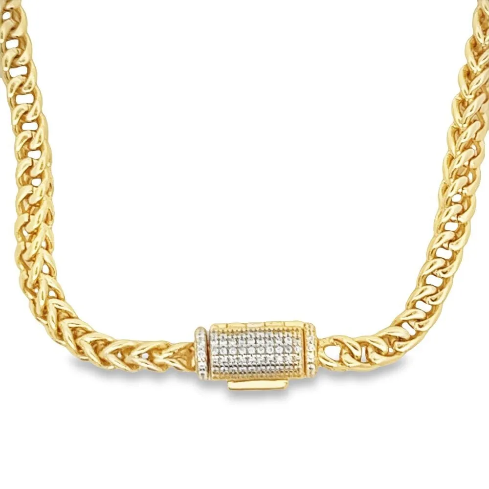 Franco VVS Moissanite Bracelet Steel / .925 Silver