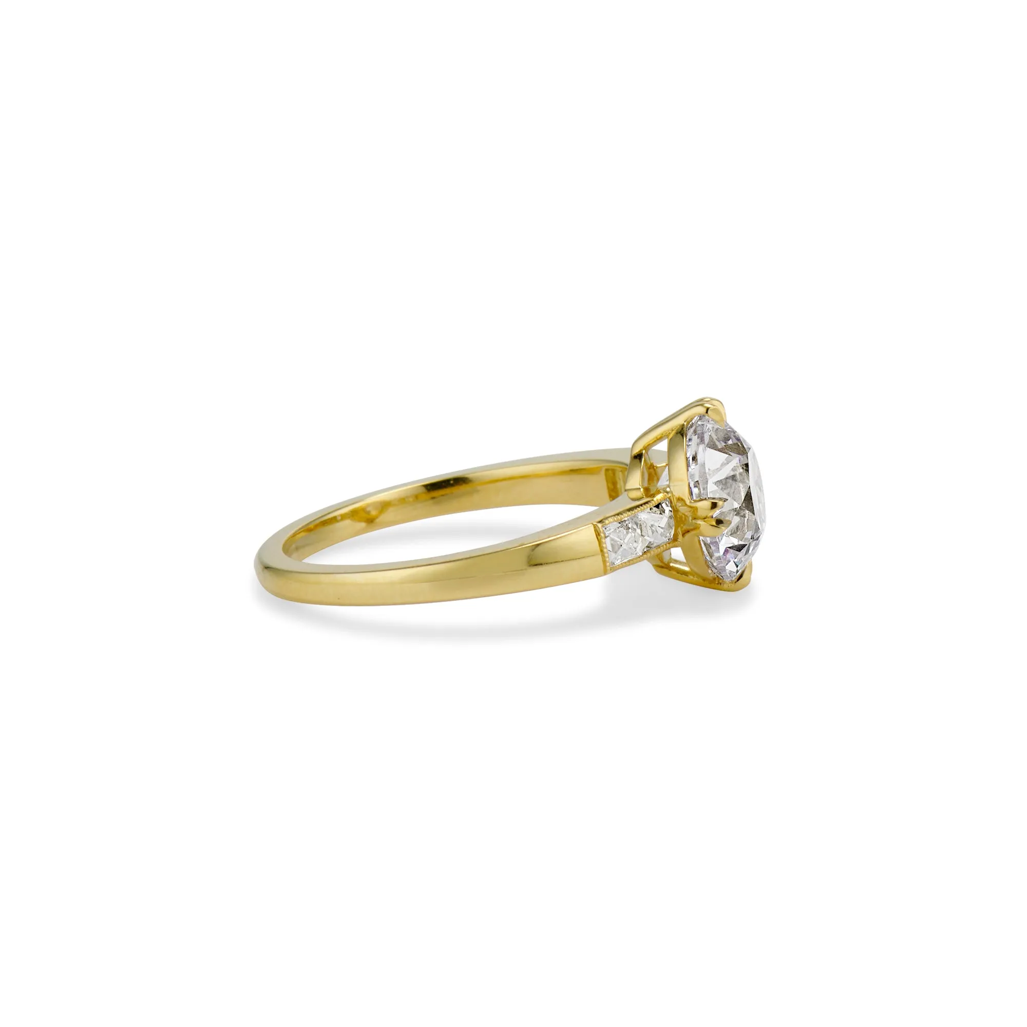 Frenchie Engagement Ring