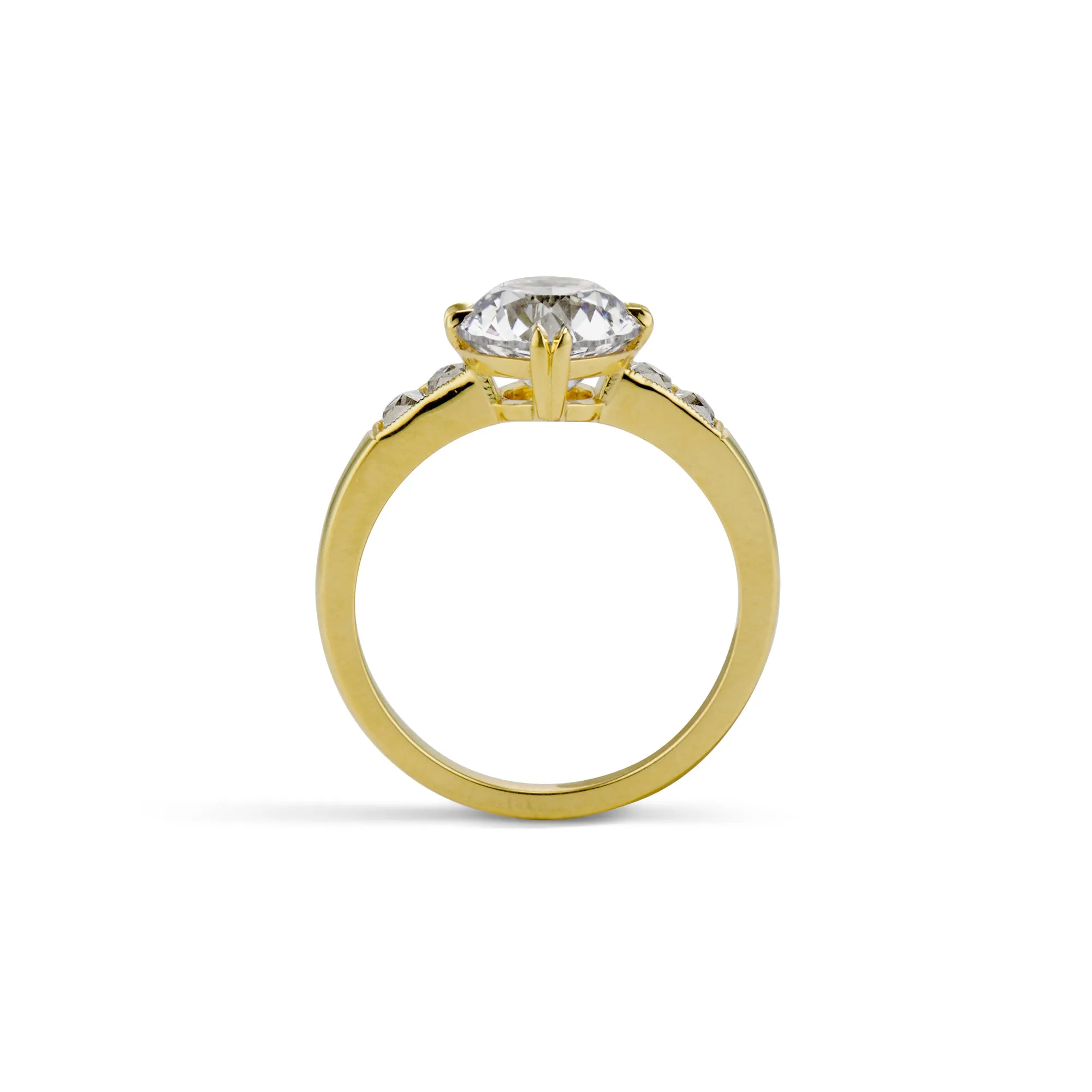 Frenchie Engagement Ring