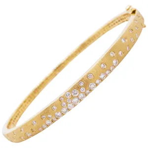 Galaxy Diamond Confetti Bangle Bracelet