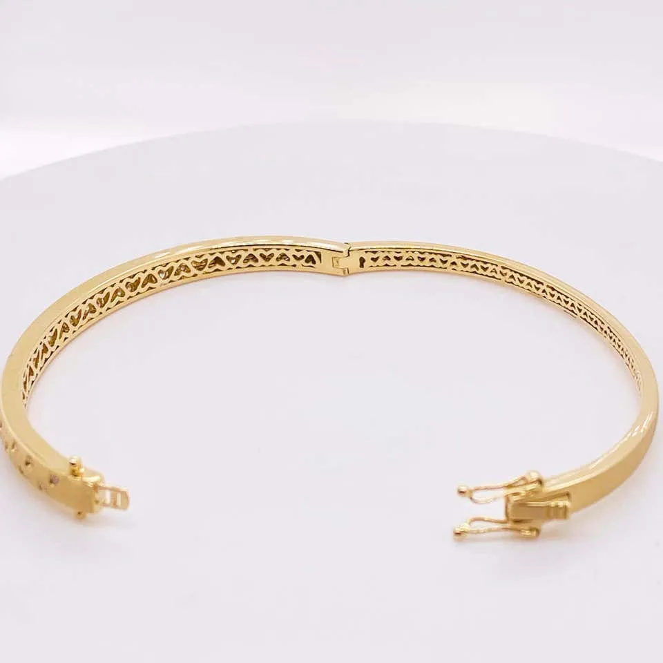 Galaxy Diamond Confetti Bangle Bracelet